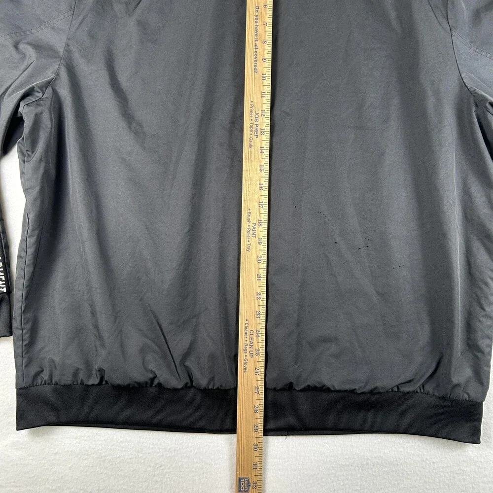 Adidas Jacket Mens 2XL Vetement Tape Sleeve Full Zip Track Athletic DP2881 FLAW
